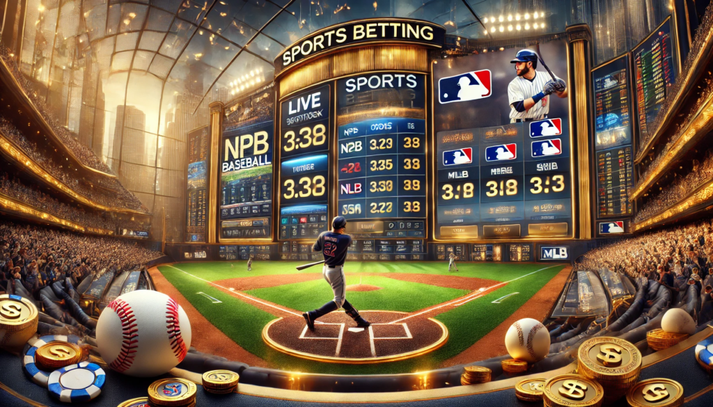 【プロ野球(NPB/MLB)】スポーツベットにおすすめのブックメーカー3選
