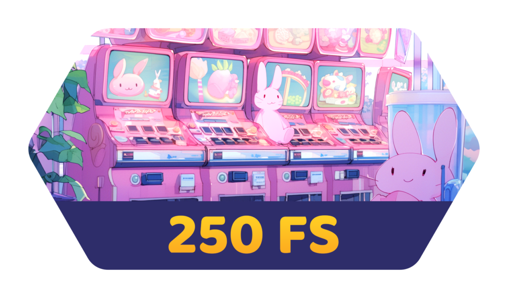 初回入金フリースピンボーナス|合計250回